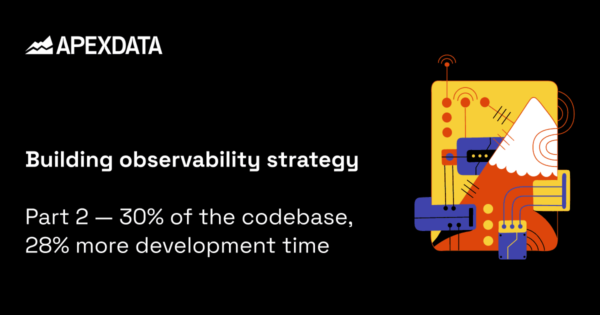 Building observability strategy — Part 2: 30% of the codebase, 28% more development time